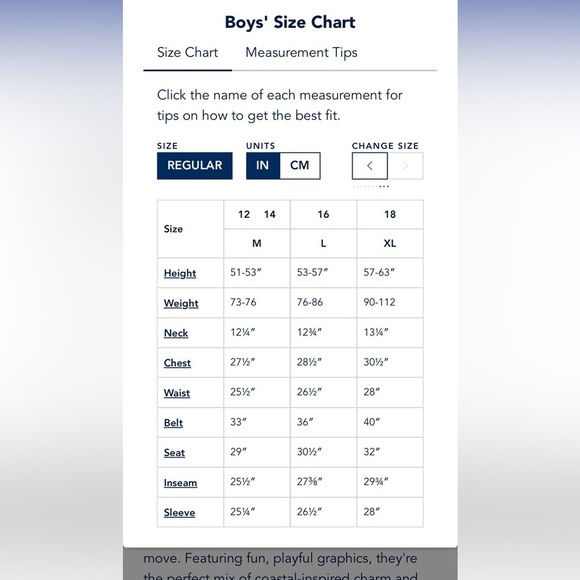 Vineyard vines, boys 9 inch breaker short in Jake blue size 14 - Picture 6 of 6